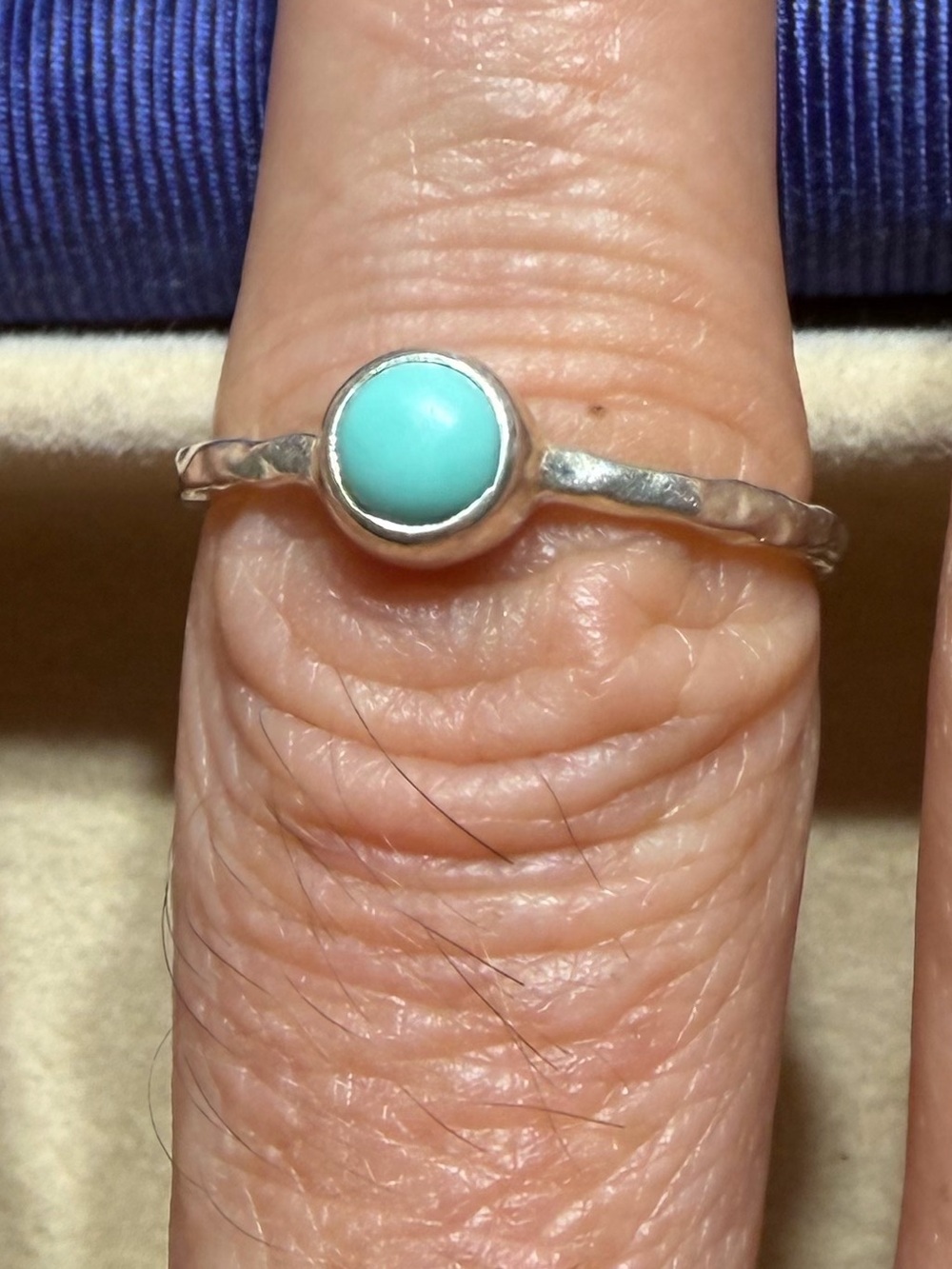 Pura Vida 925 Sterling Silver Turquoise Ring Size 7.5